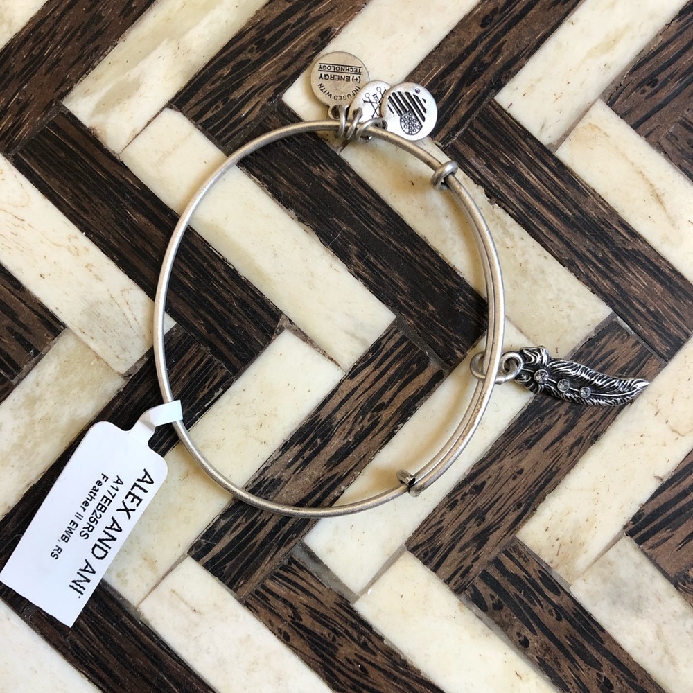Alex and Ani Feather Bracelet